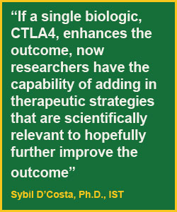 Adding therapeutic strategies to improve the outcome.